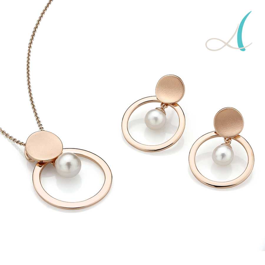 Pink Gold freshwater Pearl Illusions jewelry manufacturers