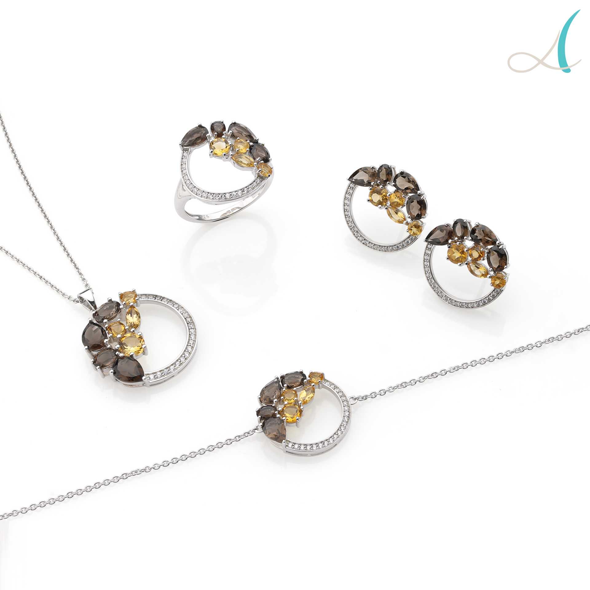 smoky topaz jewelry manufacturers