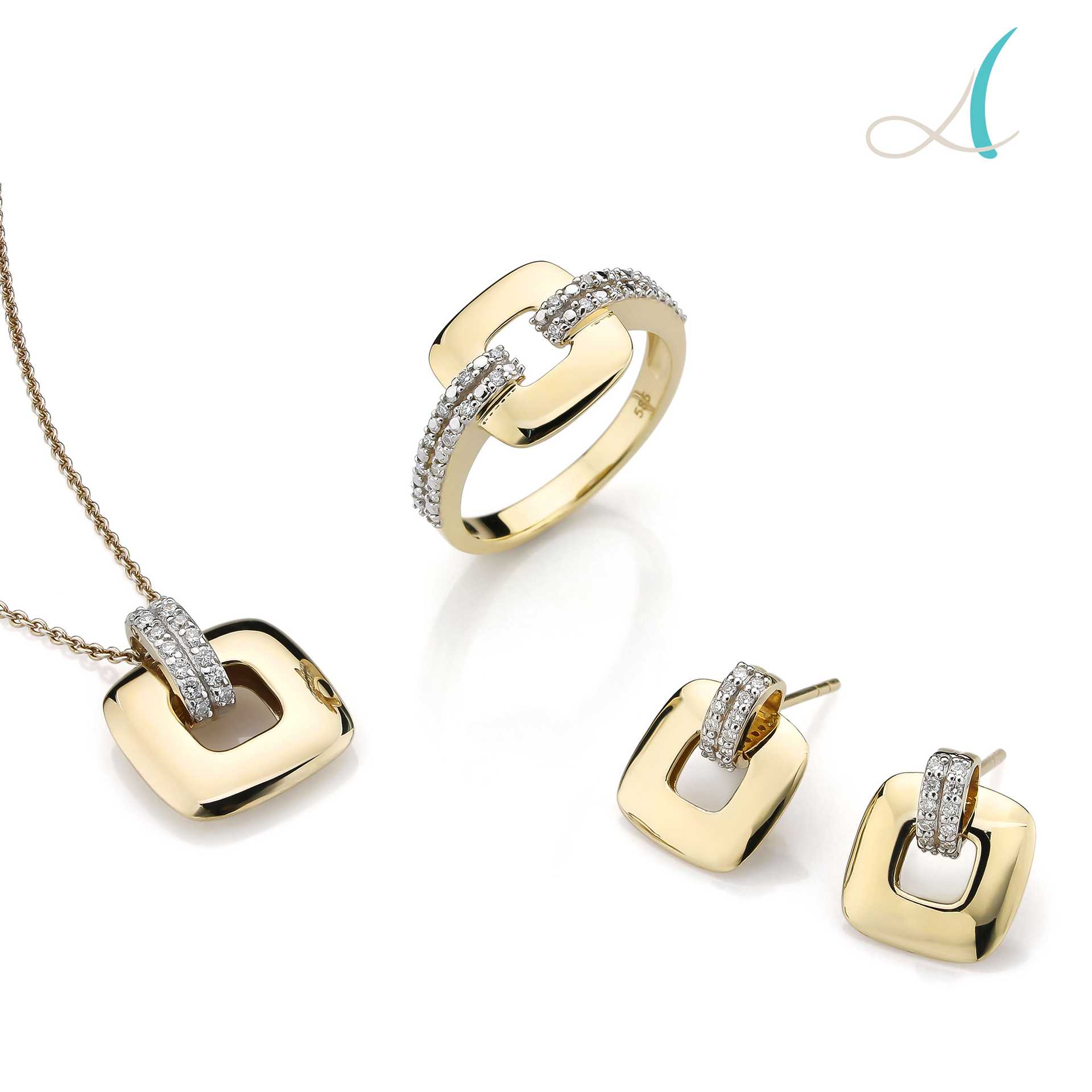 diamonds on gold jewelry manufacturers